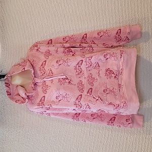 Marvel Pullover Hoodie Women's Size L in pink